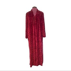 Hamilton Lingerie Velour Gown/Robe